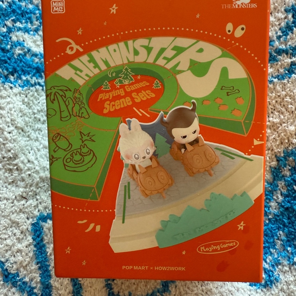 Pop Mart The Monsters Playing Games Scene Set